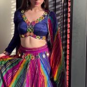 Multicolour Leheriya Lehenga