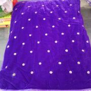 Golden Buti Work Velevet Lehenga In Purple Colour