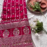 Pure Georgette Lehenga In Pink Colour