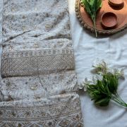 Gold Zari Embroiderd Lehenga With Heavy Border