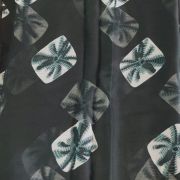 Black And White Prined Chiffon Fabric