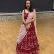 Thread & Sequin Embroidered Lehenga In Maroon Colour