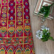 Pure Crepe Position Print Fabric In Multicolour