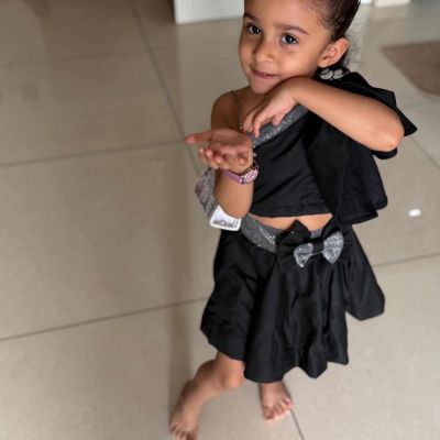 Beautiful Dress For Kid In Black Colour