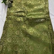 Banarasi Silk In Mehendi Green Colour