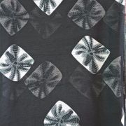 Black Bandhej In Chiffon Fabric