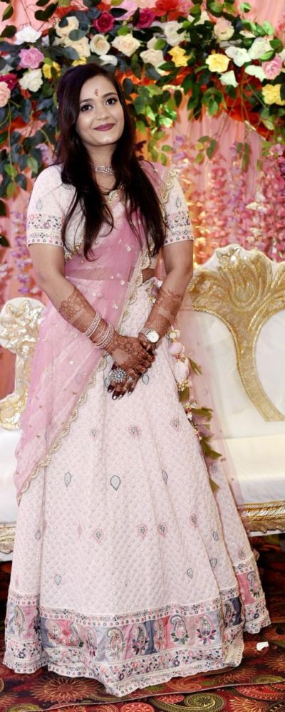Beautiful Lehenga In Baby Pink Colour