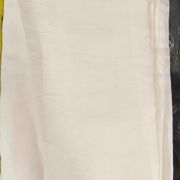 Off White Plain Cotton Silk Fabric