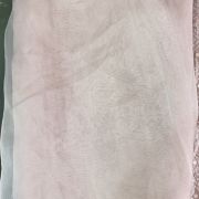 Pastel Pink Plain Organza Fabric