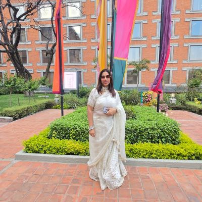 Beautiful Organza Satin Lehenga In White Colour
