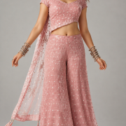Sharara Set In Blush Pink Colour
