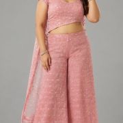 Sharara Set In Blush Pink Colour