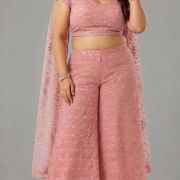 Sharara Set In Blush Pink Colour