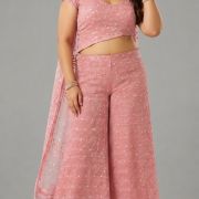 Sharara Set In Blush Pink Colour