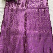 Banarasi Brocade Gown In Purple Colour