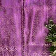 Banarasi Brocade Gown In Purple Colour