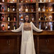 Three Piece Sharara Set In White Colour