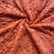 Floral Co-Ord Set In Orange Colour