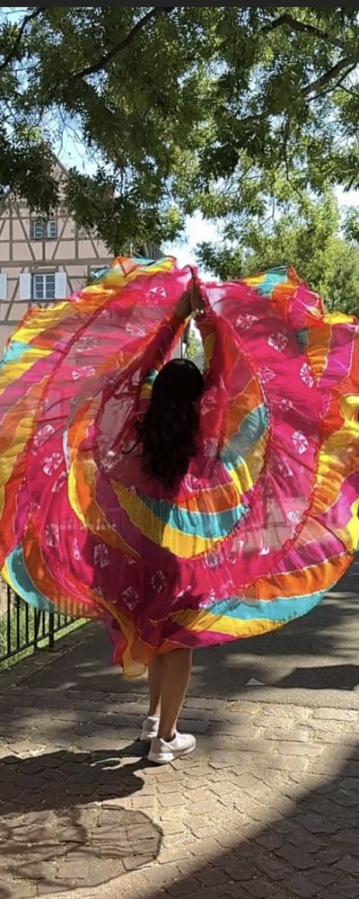 12 Meters Flared Multicolour Shrug