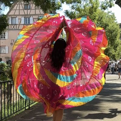 12 Meters Flared Multicolour Shrug