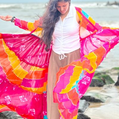 12 Meters Flared Multicolour Shrug
