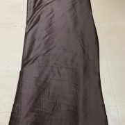 Imported Armani Satin Big Width Fabric in Chocolate Brown