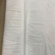 Plain Pure Cotton fabric in White Colour