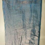 Ice blue Shimmer Satin Organza